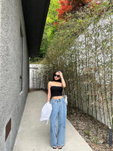 デストロイドワイドデニムパンツ code 21006