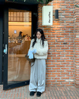 Trin collar fur jacket