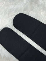 Y2Kチェックパターンシースルーバックストッキング (Black)