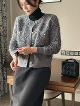 Peko Wings Pearl Knit Cardigan