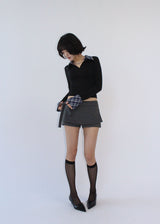 STRIPE WRAP SHORTS