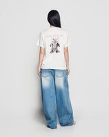 25FW WOMAN ファジードラゴンアートワーク半袖Tシャツ