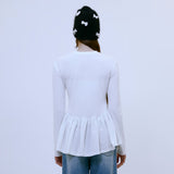 Flare Edge Top (WHITE)