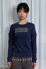ヒアミ―”コンバーティブルロングスリーブ(NAVY)