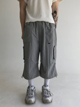 strap pintuck bermuda pants(3colors)
