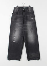 DOUBLE POCKET WIDE DENIM