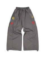 26FW★エスニック シンボル ピグメント スウェットパンツ