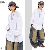 オーバーダンブルボックス長袖Tシャツ