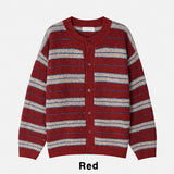 [wool21%] スウェイマルチストライプカーディガン