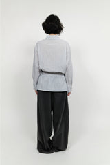 Cloudy Striped Blouse(2color)