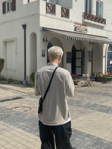 シルバーグレーナイロンカーゴバルーンパンツ　２色