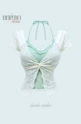 Rare mint shirring skirt 
