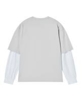 26SS レーシングカーダブルレイヤー長袖Tシャツ