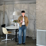 Dend Contrast Work Jacket
