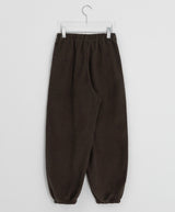 Byubyuen Flower Fleece Jogger Brushed Pants