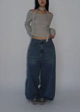 MEGA BIG WIDE DENIM