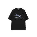 クロームスターグラフィックオーバーフィットTシャツ