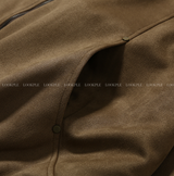 Cali Suede Overfit Rivet Bruson Jacket