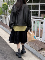 #LV ビンテージブラックレザージャケット