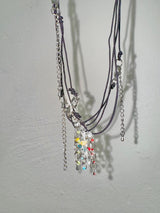 Pierced beads choker (4color)