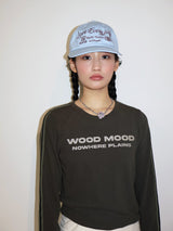 Woodmood Graphic T-shirt Khaki