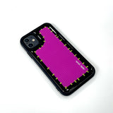 カラーポケット (pink) スマホケース (epoxy bumper)