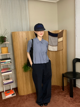 ステッチバンディングパンツ