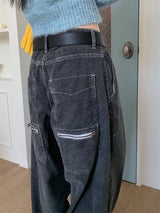 CORDUROY BACK POCKET PANTS (2C)