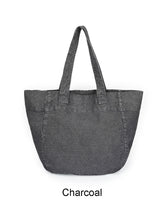 Tail Washed Big Shoulder Bag