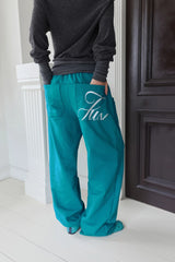 26SS★ SILVER GLITTER SWEAT PANTS