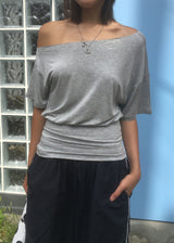 OFF SOULDER HALF TEE