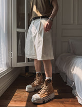 Ronald Bermuda Cotton Slacks