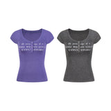 Kaia Gothic Lettering Henley Top