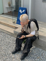 メッシュネットニットベスト　２色