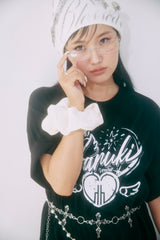 Collaboration over size T-shirt - BLACK | HARUKI HAMANO × VENHIT 