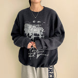 シオシャーリングリブニットスウェットシャツ