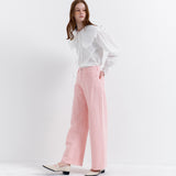 Over-dyeing Relax Pants Pink