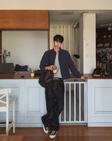 Dane raw wide denim