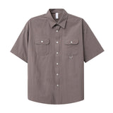 LMN アンダースUティップナイロン半袖シャツ (4 colors)