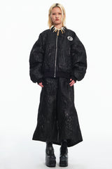 Embryo venom air force cropped cotton jacket