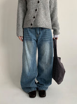 Picat Pocket Straight Denim Pants