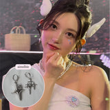  [Aespa Karina, IVE Gaeul Piercing] Sparkle Sparkle Huggies Piercing
