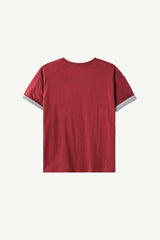 ロリー カラー マッチング ロールアップ Tシャツ