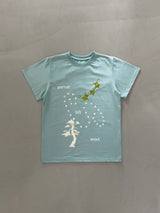  Heavy Cotton Soul Graphic T-Shirt (Tenta Tumble & Bio Washed) 2 Sizes - Vintage blue