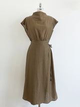 26SS★ Forven Hanek Wrinkle Banding Wrap Long One Piece