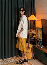 Comfy Cargo Pocket Short-Sleeve T 3COLOR