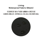 トライアングルジッパーペンシルポーチ_ドットブラック