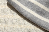 ストリッピードクロップフードジップアップ (Grey)