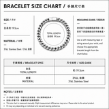 Cross Hybrid Chain Bracelet