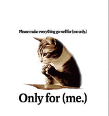 【即日発送】PRAYING CAT ONLY FOR ME_BLACK